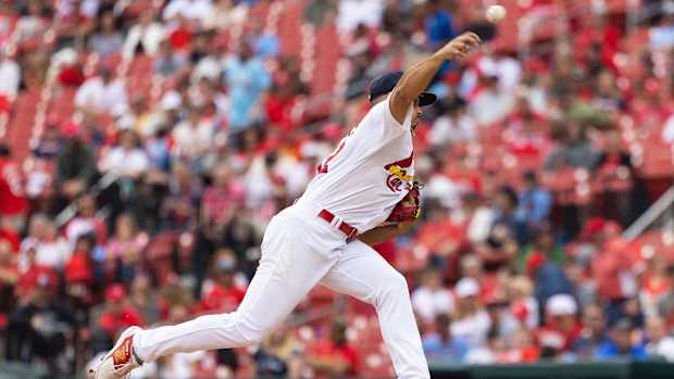 St. Louis Cardinals pitcher Jordan Hicks